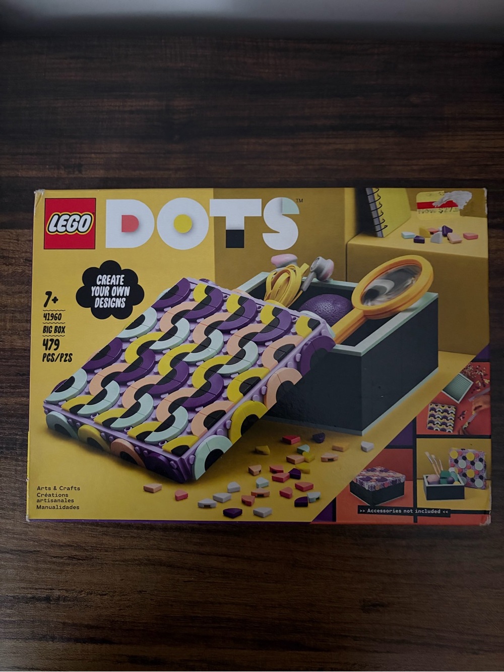 LEGO DOTS Purple & Yellow Pattern Craft Big Box - Creative Kids Toy